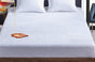 coral fleece waterproof fitted mattress protector single V517-CFWPMP-S