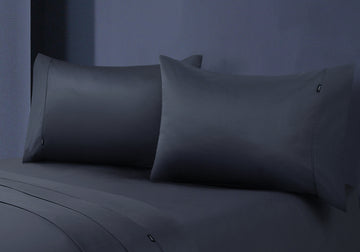 1000tc egyptian cotton pillowcase pair charcoal V517-CSPC1000-CHA