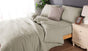 Microflannel duvet cover and sheet comb set queen silver V517-MFLQC-QSIL