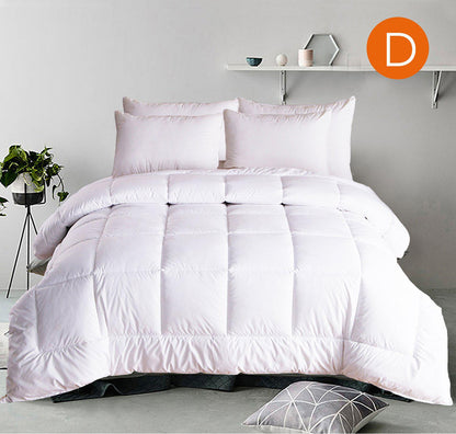 down alternative quilt doona 500gsm queen V517-MFQ400-Q