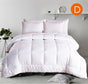 down alternative quilt doona 500gsm single V517-MFQ400-S