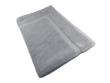 softouch ultra light quick dry premium cotton bath mat 900gsm silver V517-STBM-SIL