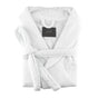 Large /X large egyptian cotton terry toweling bathrobe white V517-TBR-LW