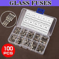 100Pcs Fast-Blow Glass Tube Fuses 5 x 20mm Quick Blow Assortment Kit V528-100PCSGLASSFUSE-299787