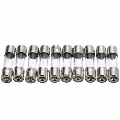 100Pcs Fast-Blow Glass Tube Fuses 5 x 20mm Quick Blow Assortment Kit V528-100PCSGLASSFUSE-299787