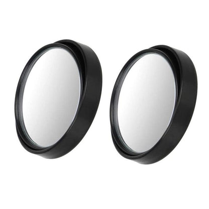 2X Blind Spot Car Mirror 360 Wide Angle Adjustable Rear Side View Convex Black V528-10A2BLACK98267