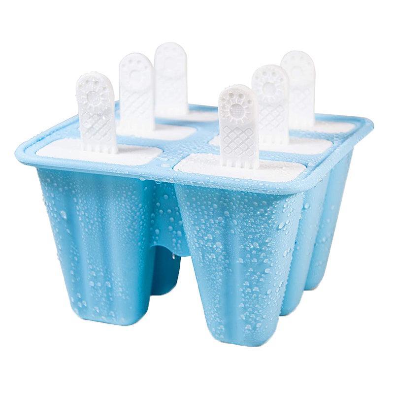 Silicone Ice Cream Mould Block Frozen Molds Icy Pole Jelly Popsicle - Green-10Grid V528-10GRID-GREEN-253777