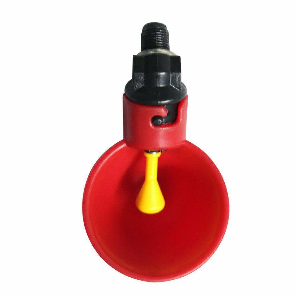 10 Pcs Automatic Poultry Waterer Cups for Chickens & Birds V528-10PCS-AUTOMATIC-P21902