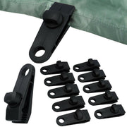 10Pcs Heavy-Duty Awning Tarp Tent Clips for Camping Survival V528-10PCS-TENTCLIP-467622