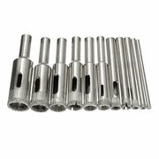 10 Pcs Diamond Glass Drill Bit Set Core Cutter & Saw Tool V528-10PCSHOLESAW-324548