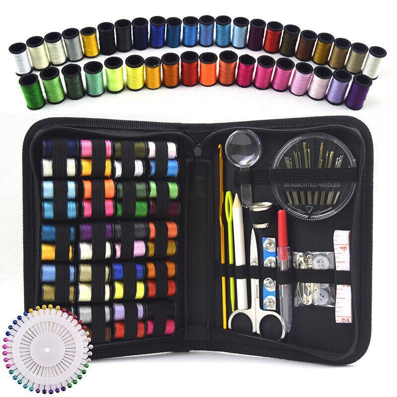 128Pcs Portable Sewing Kit Home Travel Emergency Professional Sewing Set V528-128PCSSEWINGKIT-177519