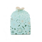 Laser Cut Wedding Favour Candy Gift Boxes Party Decoration Floral Design 12 Pack - Red V528-12CANDYBOES-RED-315684
