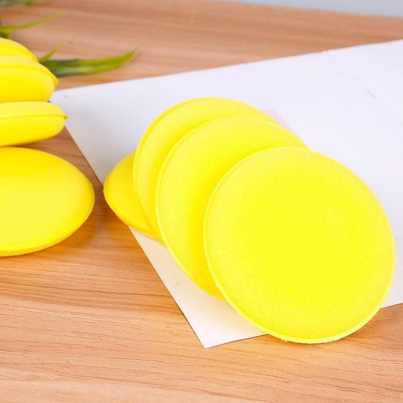 12X Lots Waxing Polish Foam Sponge Cars Vehicle Glass Cleanning Applicator Pads V528-12LOTSWAING-YELLOW-931946
