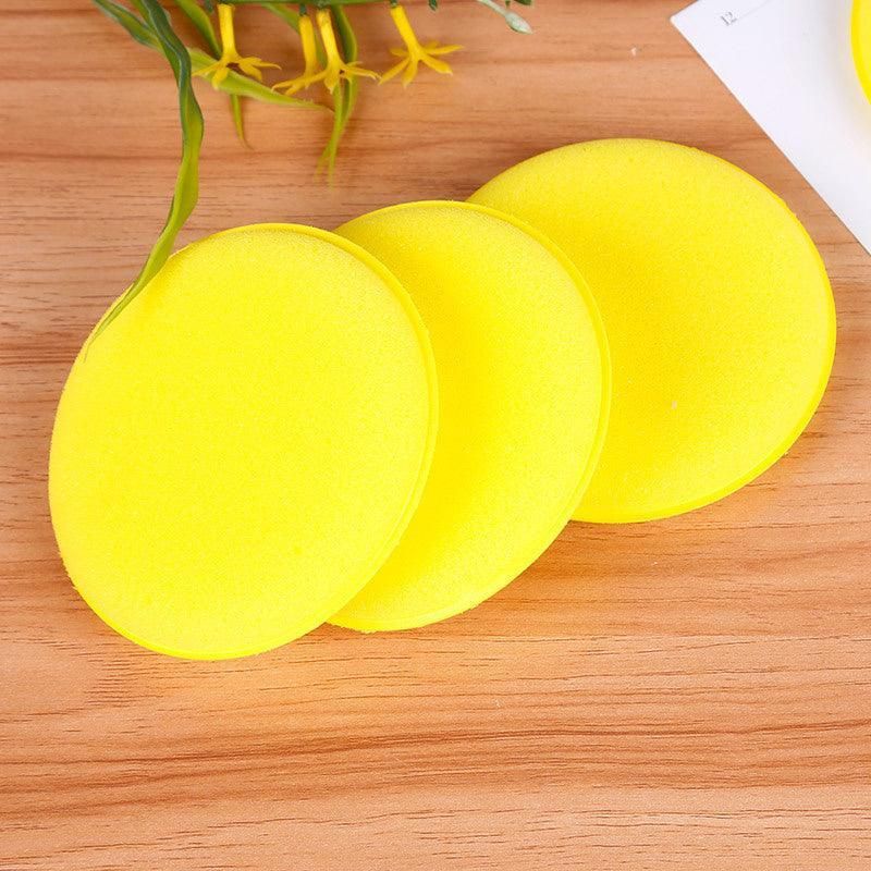 12X Lots Waxing Polish Foam Sponge Cars Vehicle Glass Cleanning Applicator Pads V528-12LOTSWAING-YELLOW-931946