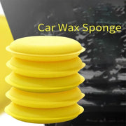 12X Lots Waxing Polish Foam Sponge Cars Vehicle Glass Cleanning Applicator Pads V528-12LOTSWAING-YELLOW-931946