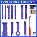 12Pcs Car Trim Removal Tool Auto Hand Tools Pry Bar Dash Panel Door Interior Kit V528-12PCSREMOVALTOOL-985492