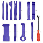 12Pcs Car Trim Removal Tool Auto Hand Tools Pry Bar Dash Panel Door Interior Kit V528-12PCSREMOVALTOOL-985492