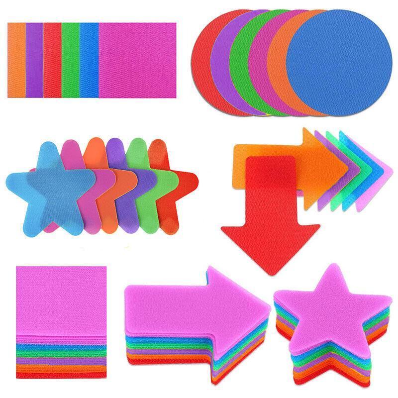 Classroom Sit Dots Carpet Spot Markers 30pcs Circles Stars Arrows Teaching Tool - Round V528-14A1ROUNDSHAPE-ROUND24374