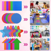 Classroom Sit Dots Carpet Spot Markers 30pcs Circles Stars Arrows Teaching Tool - Round V528-14A1ROUNDSHAPE-ROUND24374
