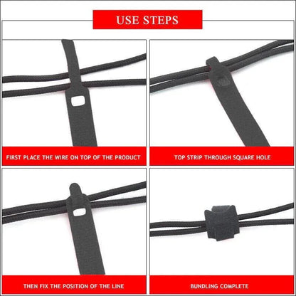 10/20/50PCS Reusable Hook and Loop Cable Ties Nylon Wire Cord Strap Organizer - 150 mm* 10 PCS V528-150MM-10PCS99297
