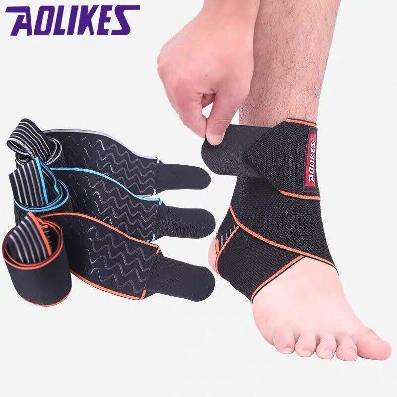 Aolikes Ankle Brace Support Compression Elastic Foot Wrap Protector Sport Au - Green 1 Unit V528-1527GR394113