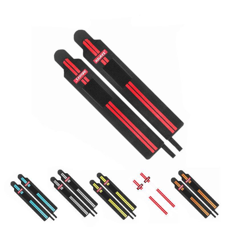 Aolikes Weight Lifting Gym Muscle Training Wrist Support Straps Wraps Hand - Black+Red V528-1538BL2213210