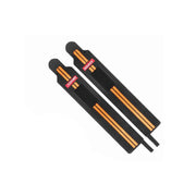 Aolikes Weight Lifting Gym Muscle Training Wrist Support Straps Wraps Hand - Black+Orange V528-1538BL4230281