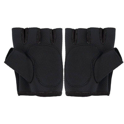 S Size Sports Gloves Weight Lifting Exercise Training Workout Bike Riding Men Women - Black+Pink V528-16781317831