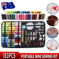 Sewing Kit 183Pcs Portable Mini Premium Travel Home Beginner Emergency V528-183PCSSEWINGKIT-582860