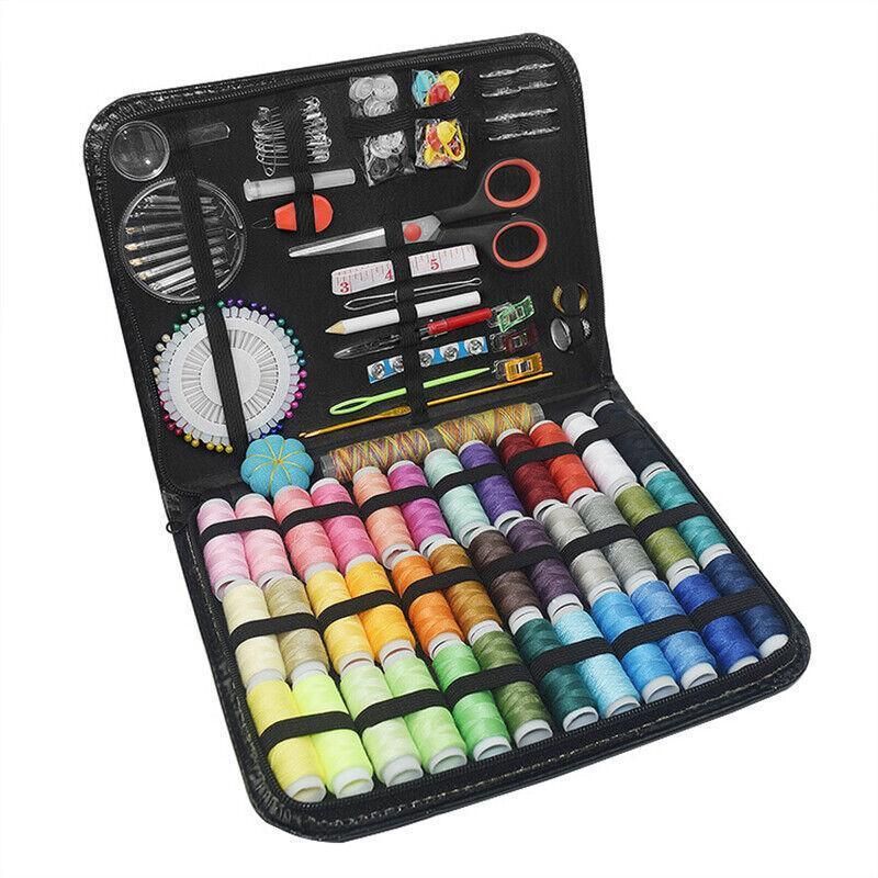 Sewing Kit 183Pcs Portable Mini Premium Travel Home Beginner Emergency V528-183PCSSEWINGKIT-582860
