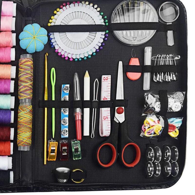 Sewing Kit 183Pcs Portable Mini Premium Travel Home Beginner Emergency V528-183PCSSEWINGKIT-582860