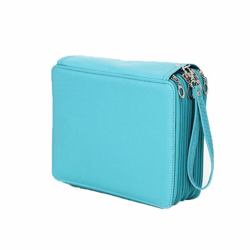 168 Slots Large Capacity Pencil Case Foldable Pen Bag Make Up Storage Organizer - Rose Red V528-184STATIONERYBAG-ROSERED-93158