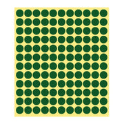 8/13/25/50mm Colour Sticker Dots Adhesive Round Labels Circular Scrapbooking Green - 25mm 40 Dots - 1 Sheet V528-1PC-GREEN-25MM55DOTS-525964