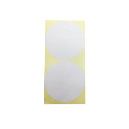 8/13/25/50mm Colour Sticker Dots Adhesive Round Labels Circular Scrapbooking White - 50mm 8 Dots - 1 Sheet V528-1PCS-WHITE-50MMX8DOTS69389