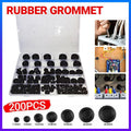 200 Pcs Auto Rubber Grommet Assortment Set Fastener Kit Blanking 7 Popular Sizes V528-200PCSRUBBERGROMMET-451753