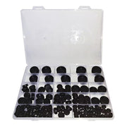 200 Pcs Auto Rubber Grommet Assortment Set Fastener Kit Blanking 7 Popular Sizes V528-200PCSRUBBERGROMMET-451753