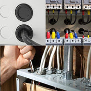 200 Pcs Auto Rubber Grommet Assortment Set Fastener Kit Blanking 7 Popular Sizes V528-200PCSRUBBERGROMMET-451753