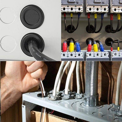 200 Pcs Auto Rubber Grommet Assortment Set Fastener Kit Blanking 7 Popular Sizes V528-200PCSRUBBERGROMMET-451753