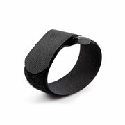 Magic Cable Ties Reusable Winder Coded Organiser Cords Hook Loop Black - 20*300mm  20PCS