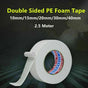 Double Sided White Pe Foam Sticky Tape Mounting Diy Craft Strong Adhesive 2.5M V528-2280046-228004767474