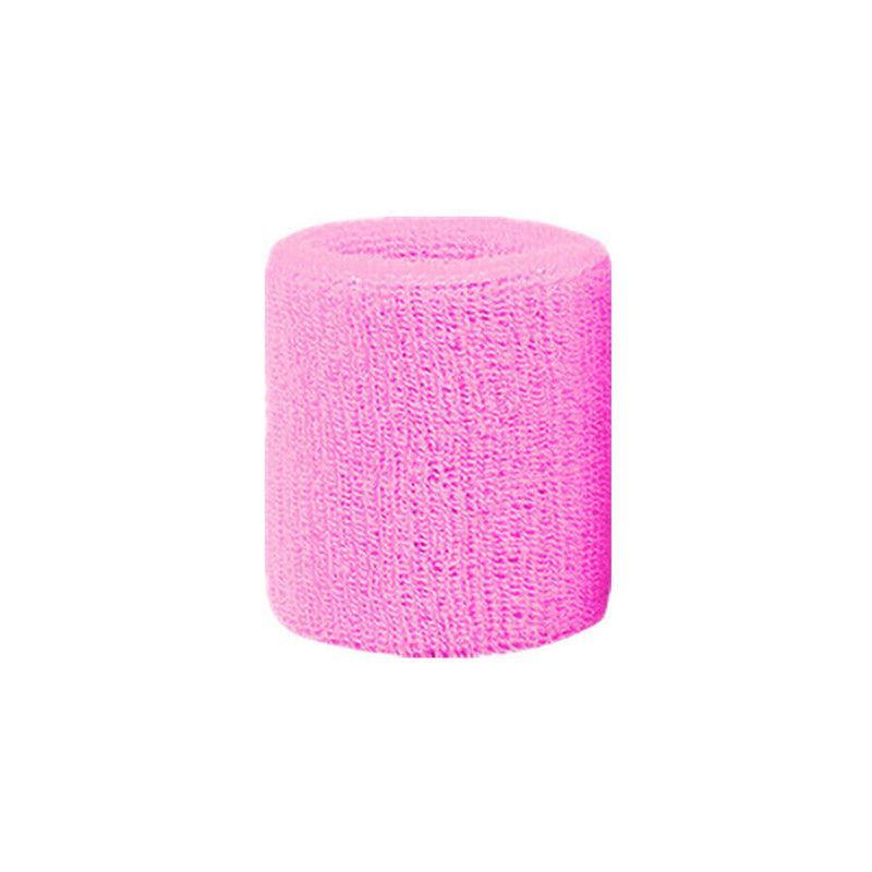 Sport Cotton Wristband Wrist Band Sweatband Sweat Training Tennis Gym Yoga - Yellow V528-2280266-228027076168