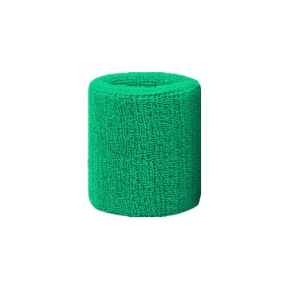Sport Cotton Wristband Wrist Band Sweatband Sweat Training Tennis Gym Yoga - Blue Gray V528-2280266-228027629057