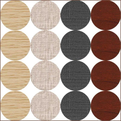 54 X Self Adhesive Decorative Screw Cover Caps Holes Cams Furniture Kitchen 20mm - PC 001 V528-24823