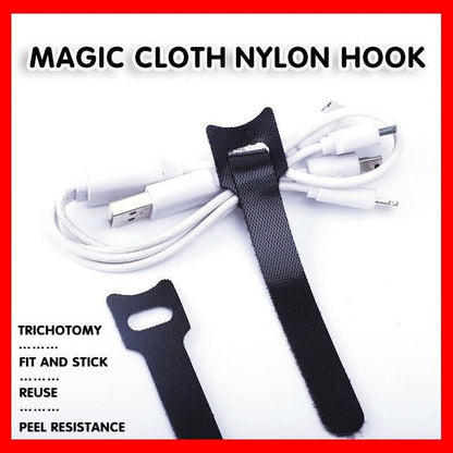 10/20/50PCS Reusable Hook and Loop Cable Ties Nylon Wire Cord Strap Organizer - 250 mm* 50 PCS V528-250MM-50PCS26740