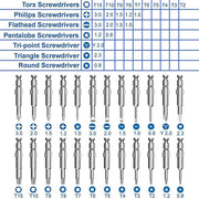 25 in 1 Precision Screwdriver Set Mini Repair Tool Kit for Phone Glasses Watch V528-25IN1SCREWDRIVERSET-722721