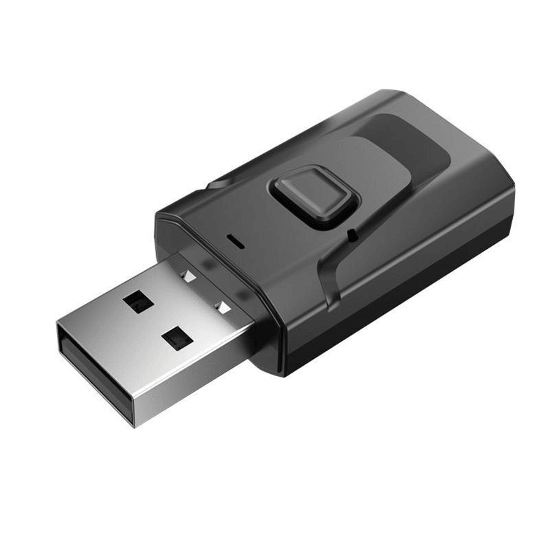 2 in 1 Bluetooth 5.0 USB Audio Transmitter Receiver with 3.5mm AUX Adapter V528-2IN1USBBLUETOOTH-675985