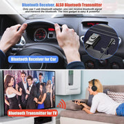 2 in 1 Bluetooth 5.0 USB Audio Transmitter Receiver with 3.5mm AUX Adapter V528-2IN1USBBLUETOOTH-675985