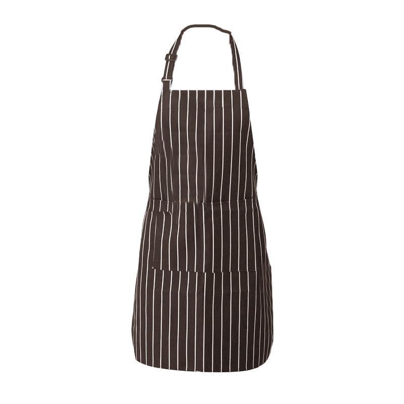 Apron with Pocket 2Pcs Chef Butcher Kitchen Cooking Baking Restaurant Wear - Black V528-2PCSAPRON-BLACK-430065