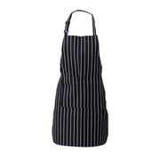 Apron with Pocket 2Pcs Chef Butcher Kitchen Cooking Baking Restaurant Wear - Black V528-2PCSAPRON-BLACK-430065