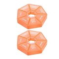 Weekly Pill Organiser 7 Day Medicine Box Tablet Case Dispenser 2 Pack - Orange V528-2PCSMEDICINEBO-ORANGE-69859